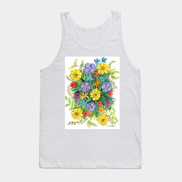 An Arrangement of Flowers Tank Top by jerrykirk